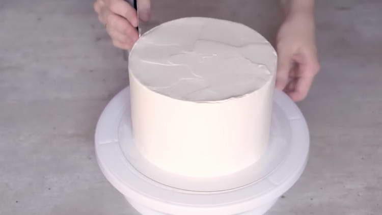 send the cake to the fridge