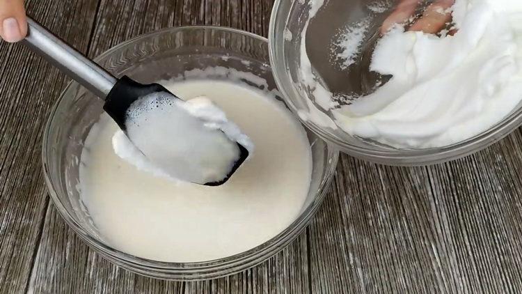 add proteins to the dough